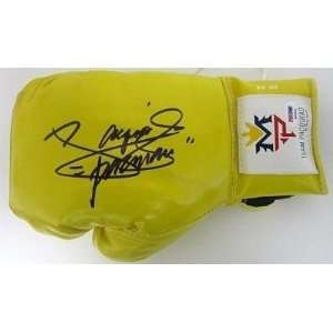  Manny Pacquiao Signed Yellow Boxing Glove PSA 