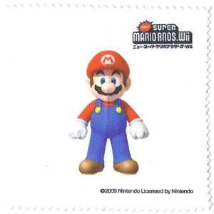  Mario Microfiber Cloth   New Super Mario Bros. Wii Screen 