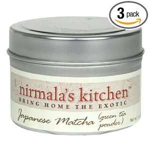 Nirmalas Kitchen Japanese Matcha (Green Tea Powder), 1.5 Ounce Tins 