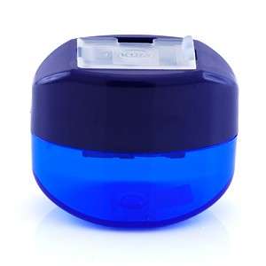 KUM OVAL SMALL BLUE CONTAINER DOUBLE PENCIL SHARPENER  