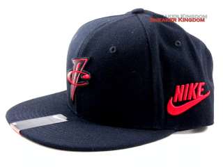 Nike Penny Hardaway 1 Black/Red Snapback Hat Cap Men  