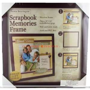  Paper Boutique Scrapbook Memories Frame by New Seasons 