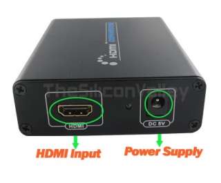 HDMI to VGA+Stereo Audio Converter for PS3 HDPC DVD LCD  