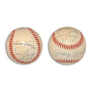  American League Baseball Autographed by Mickey Mantle 