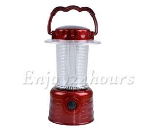 Portable 15 LED Bivouac Camping Hiking Lantern Light Lamp Red