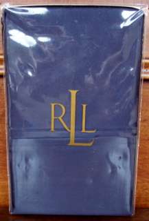 Ralph Lauren PRESCOTT Slate STD Pillowcases 500TC NEW  