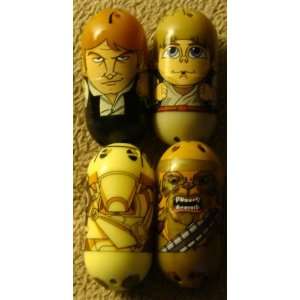  Mighty Beanz Lot of 4 Loose Star Wars. No Doubles, Beanz 