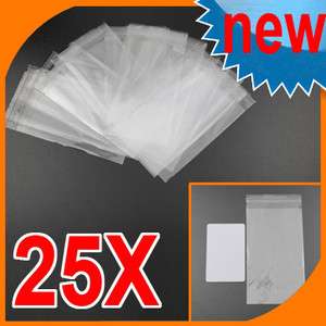 25 Lot Clear Self Adhesive Seal Plastic JEWELRY Retail Packing Bags 3 