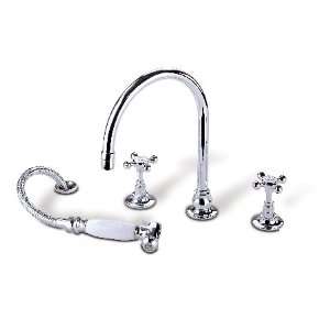 Barber Wilsons Faucets GA1040 Barber Wilsons Kitchen Mixers Inca Brass