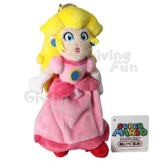GENUINE Nintendo Super Mario Bros 9 Princess Peach Plush Doll