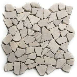   Stones Grey Indonesian Mosaic Tiles Tumbled Natural Stone Tile   17470