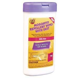  Pic WIPE Mosquito Repellent Wipes with Deet Patio, Lawn 