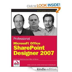 Professional Microsoft Office SharePoint Designer 2007 (Wrox 