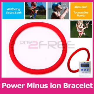 Power Titanium Ion Sports Bracelet Wristband Balance  