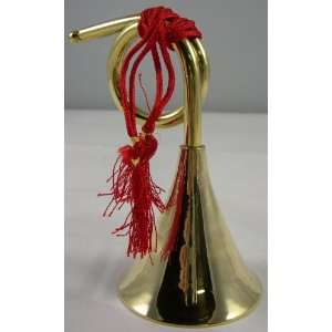 Solid Brass Horn Bell with Tassel 