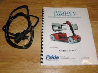 Victory Pride Mobility Power Scooter Chair +Manual,+Walker Holder 