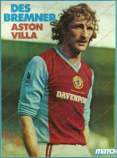 DES BREMNER ASTON VILLA MAGAZINE Signed  