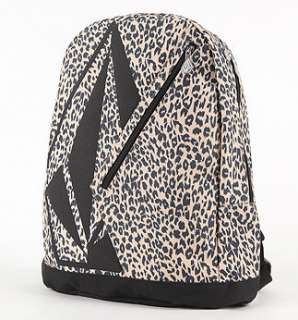 Volcom Leopard Messaround Backpack School Book Bag Girl NEW  