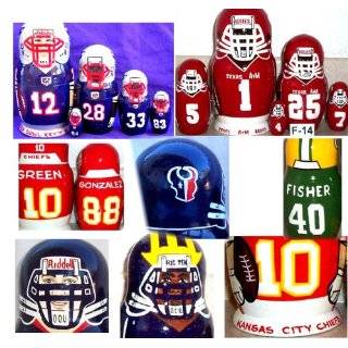 NFL Football any team * Russian Nesting doll 5 pcs / 6 7 in #NFL 1