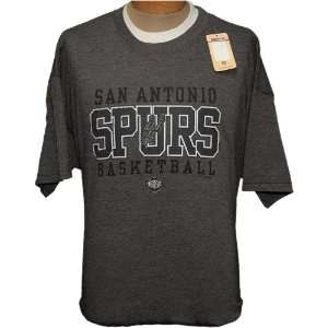  3XL NBA San Antonio Spurs Dark Gray Screenprint T shirt 3 