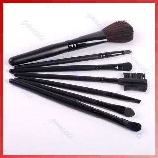 Pcs Professional Makeup Brushes With Bl Leather Case  