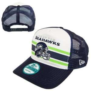   Adult Seattle Seahawks Spiral Stripe 940 Cap (Blue, One Size Fits All