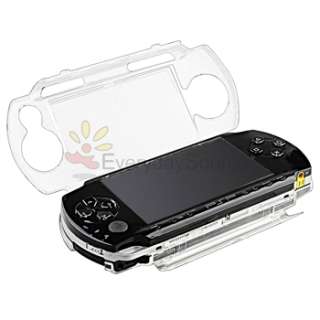   +AC Home Wall adapter Charger+Clear Hard Protective Case For PSP 1000