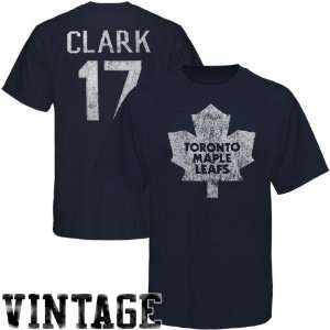   Clark Alumni Player Name & Number Vintage T Shirt   Navy Blue (Medium