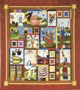 Summer Joy BOM Quakertown Sue Garmen Quilt Pattern Set  