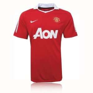 Nike Junior Manchester United Home Short Sleeve Jersey 2010/2011