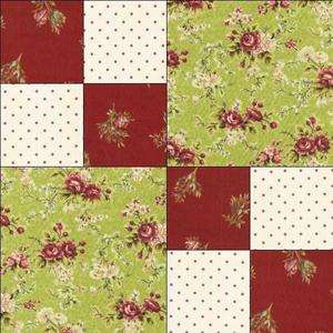 Robyn Pandolph Rose Noel Quilt Kit Pre cut Fabric Green  