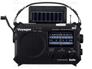 Kaito KA500 Voyager AM FM SW Weather Solar Radio Light  