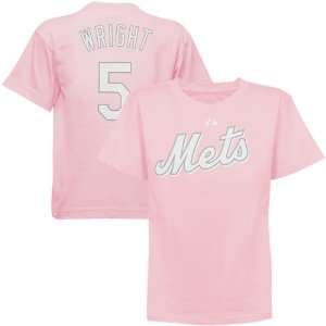 Majestic David Wright New York Mets Youth Girls Name & Number Player T 