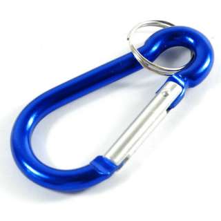 Aluminium Carabiner Clasp Clip Snap Hook w/Key Chain  