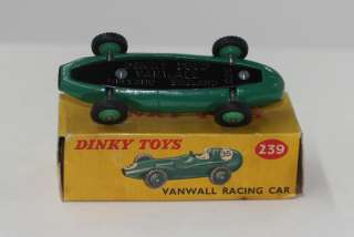DINKY TOYS 239 VANWALL RACING CAR VNMIB  