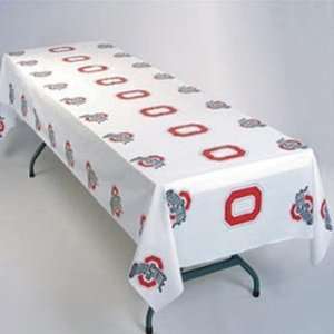 Ohio State Buckeyes Plastic Table Cover 