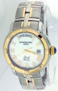 Mens Raymond Weil 2844 Parsifal Two Tone MOP Watch  