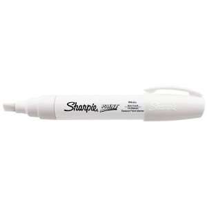  Sharpie Paint Pen (Oil Based)   Color White   Size Bold 