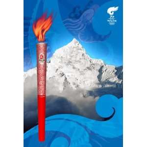   arrive Mount Everest Beijing 2008 Olympic Games Postcard Collectible