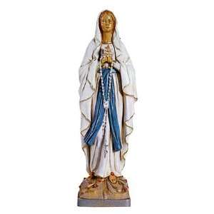   18 Inch Scale Our Lady of Lourdes with Rosary Was $250