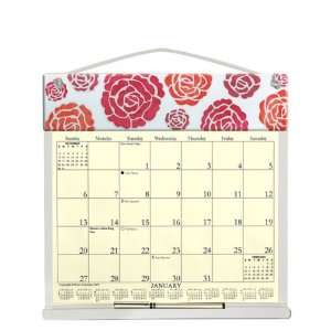Calendars Wooden Refillable Wall Calendar Holder with attached Pencil 