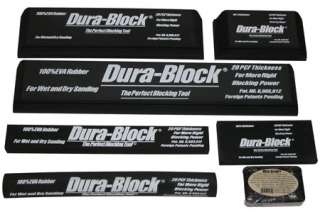Durablock Dura Block Wet Hand Sanding Kit for sandpaper  