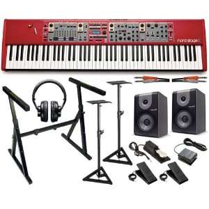  Nord Stage 2 88 Key Stage Piano COMPLETE STUDIO BUNDLE 