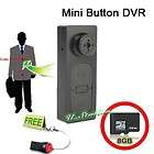   Spy Button Pinhole Camera DVR Recorder Webcam +Free 8GB TF Card+Reader