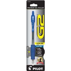 com Pilot G2 Retractable Premium Gel Ink Rolling Ball Pen, Extra Fine 