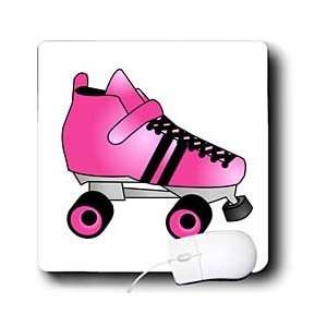   Skating Gifts   Pink and Black Roller Skate   Mouse Pads Electronics