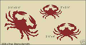 760 STENCIL for sign CRABS beach seafood lobster crab  