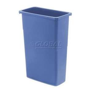   Slim Jim Recycling Container, 23 Gallon   Blue