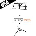 Music Conductor Sheet Tripod Folding Stand Holder For Musicians 