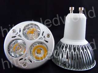 Lot 10 Warm White GU10 3X1W LED Spot Light Ceiling bulb  